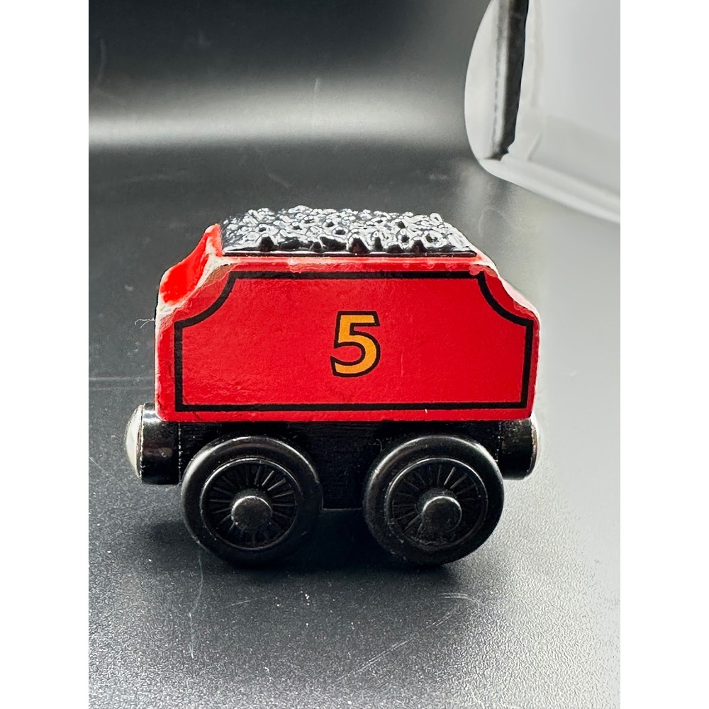 Thomas & Friends James Tender #5 Wooden Railway Train Car 2003 Learning Curve